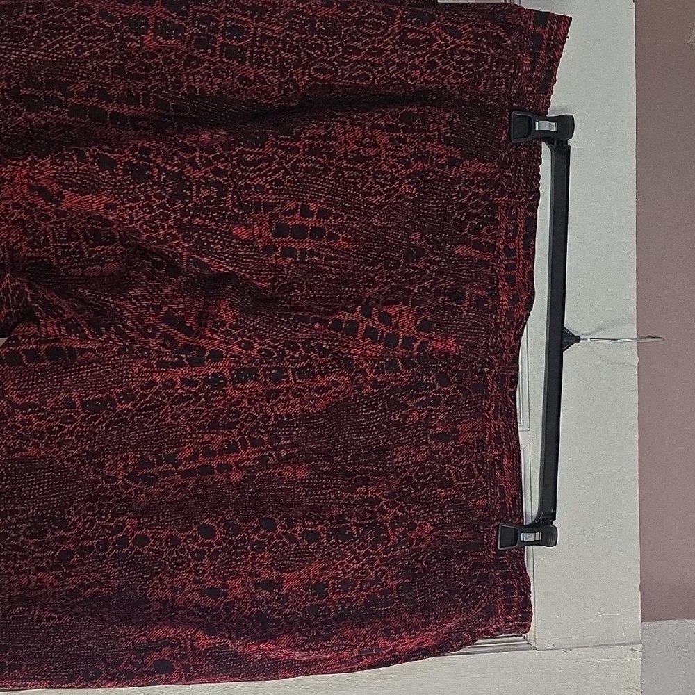 Ruby Rd. Red and Black Luxurious Trousers - Picture 3 of 3